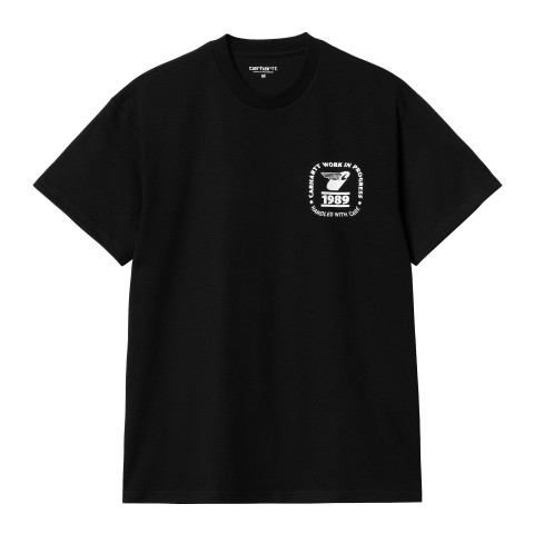 T-Shirt Carhartt Wip Homme STAMP STATE Noir Cloane Vannes I032374 00A