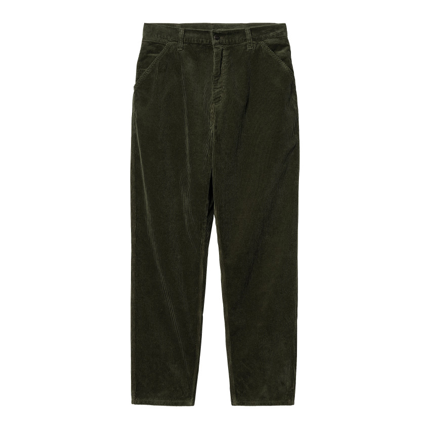 Pantalon Velours Carhartt Wip Homme SIMPLE PANT Vert Cloane Vannes I027217