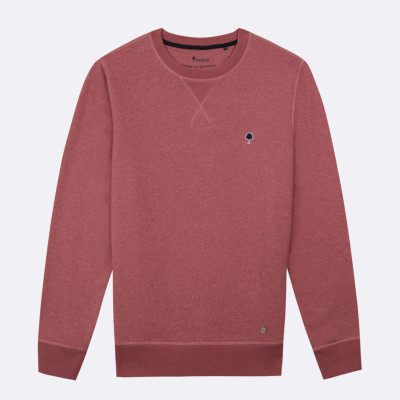 Sweat Faguo Homme DONON Rouge Cloane Vannes F23SW0106 PIN00