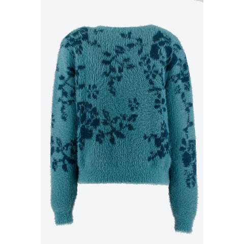 Pull Signe Nature Femme IMPRIMÉ Pétrole Cloane Vannes