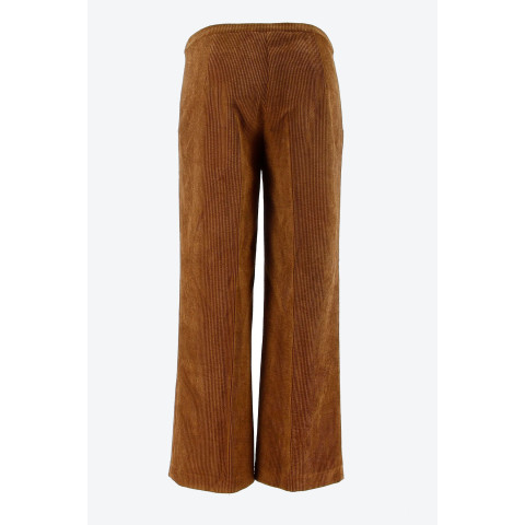 Pantalon Signe Nature Femme VELOURS Camel Cloane Vannes