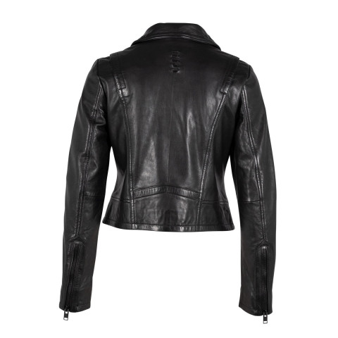 Perfecto en Cuir Gipsy Femme BIKER G2WDALINA SF Noir Cloane Vannes