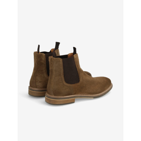 Bottines en Cuir Homme Schmoove PILOT CHELSEA Marron Cloane Vannes KMMIVS0489 FANG/MORO