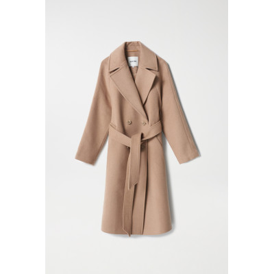 Manteau Femme Salsa en Tissu de Laine Camel Cloane Vannes 21006858 530 911