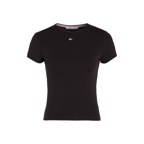 T-Shirt Tommy Jeans Femme ESSENTIAL Noir Cloane Vannes DW0DW14876