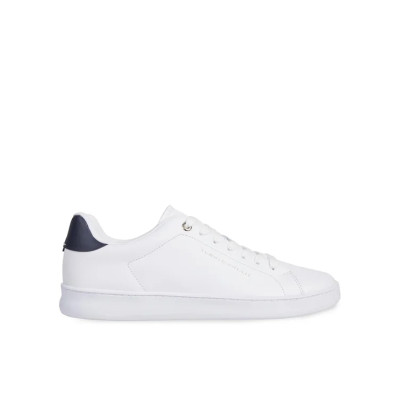 Baskets en Cuir Tommy Jeans Homme COURT CUPSOLE Blanc Cloane Vannes FM0FM04829 YBS