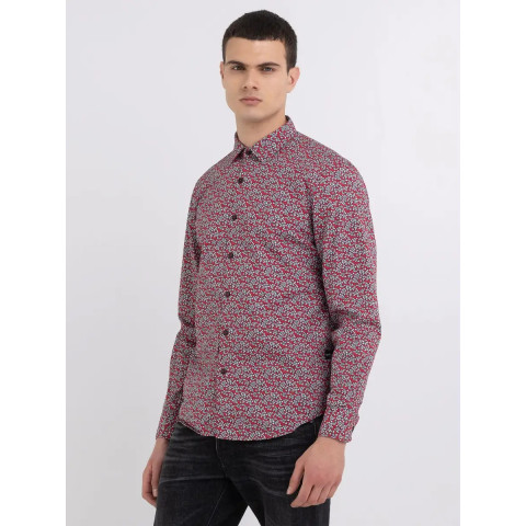 Chemise Replay Jeans Homme Rouge Cloane Vannes M4049 74026 010