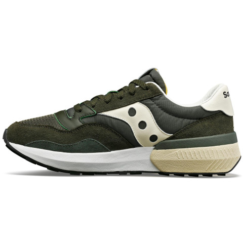Baskets Saucony Homme JAZZ NXT Kaki Cloane Vannes S70790-3 GREEN/CREAM