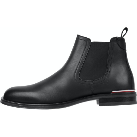Bottines Tommy Hilfiger Homme CHELSEA Noir Cloane Vannes FM0FM04806