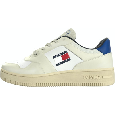 Baskets Tommy Hilfiger Homme COLOR Ecru Cloane Vannes EM0EM01255 0K4