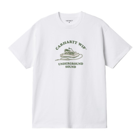 T-Shirt Homme Carhartt Wip UNDERGROUND Blanc Cloane Vannes I032423 02