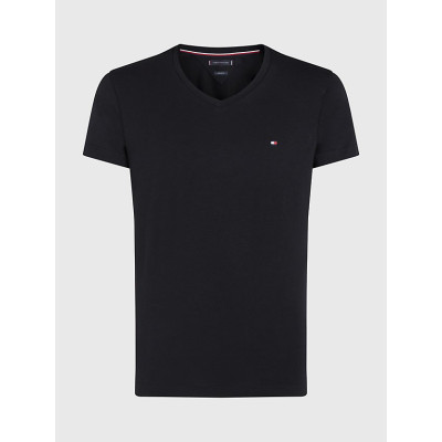 T-Shirt Homme Tommy Hilfiger CORE STRETCH Noir Cloane Vannes MW0MW27540