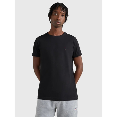 T-Shirt Homme Tommy Hilfiger CORE STRETCH Noir Cloane Vannes MW0MW27539