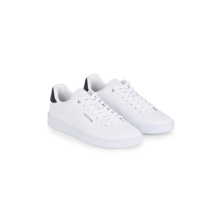 Baskets Tommy Hilfiger Homme CUP Blanc Cloane Vannes FM0FM05038 YBS