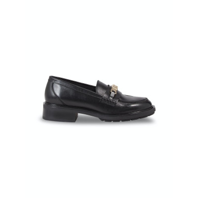 Mocassins Tommy Hilfiger Femme HARDWARE LOAFE Noir Cloane Vannes FW0FW07765 BDS