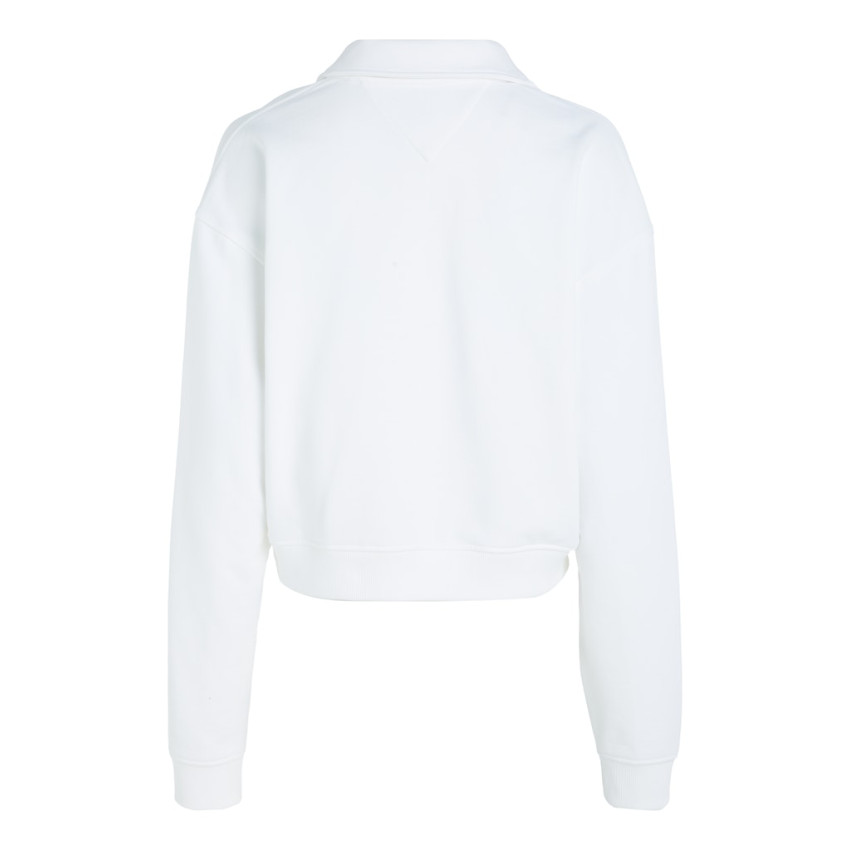 Polo Tommy Jeans Femme RUGBY Blanc Cloane Vannes DW0DW16373 YBR