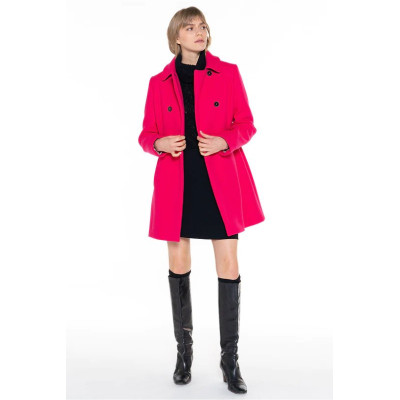 Manteau Femme Trench & Coat  COLMIER Fuchsia Cloane Vannes SE05ATTWPH 16 3401 5