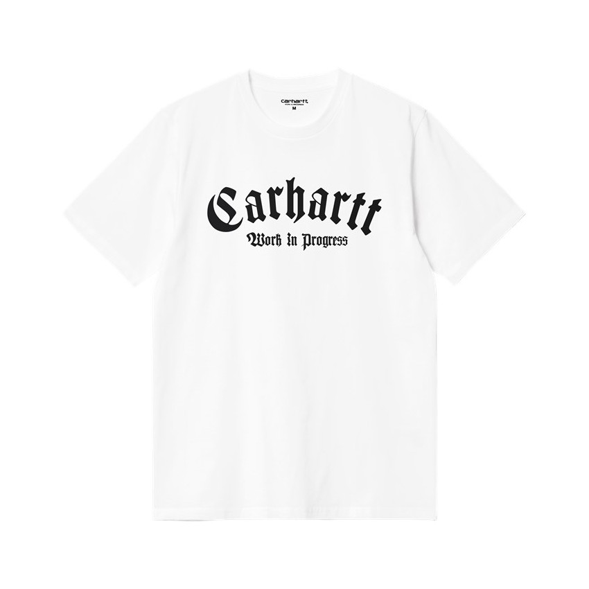T-Shirt Carhartt Wip Homme ONYX Blanc Cloane Vannes I032875 00A