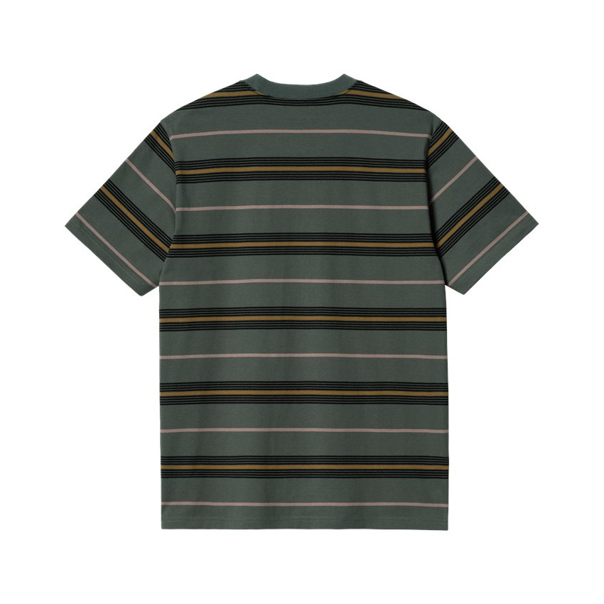 T-Shirt Homme Carhartt Wip  HAYNES Rayé Vert Cloane Vannes I032848 1XL