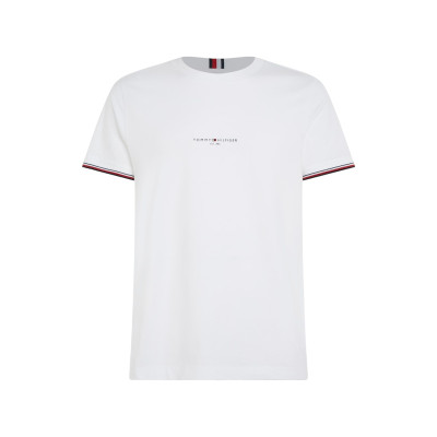 T-Shirt Tommy Hilfiger Homme TIPPED Blanc Cloane Vannes MW0MW32584 YBR