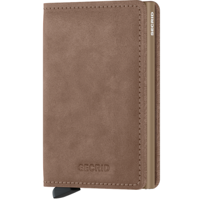 Porte Cartes Secrid SLIMWALLET VINTAGE Taupe Cloane Vannes SV-TAUPE