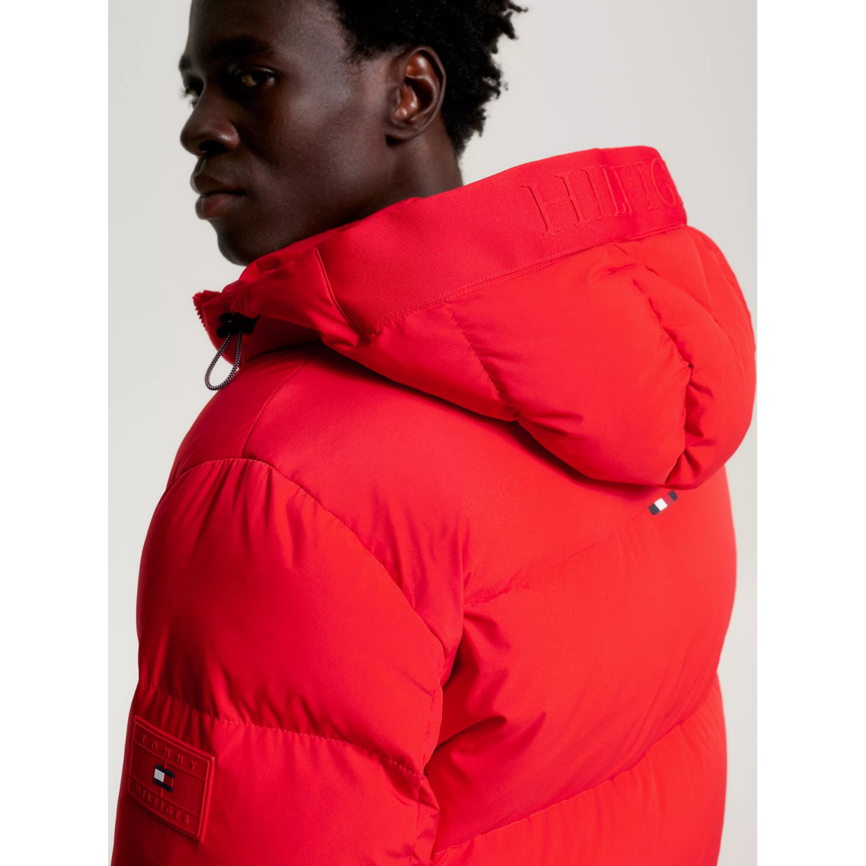 doudoune tommy homme rouge