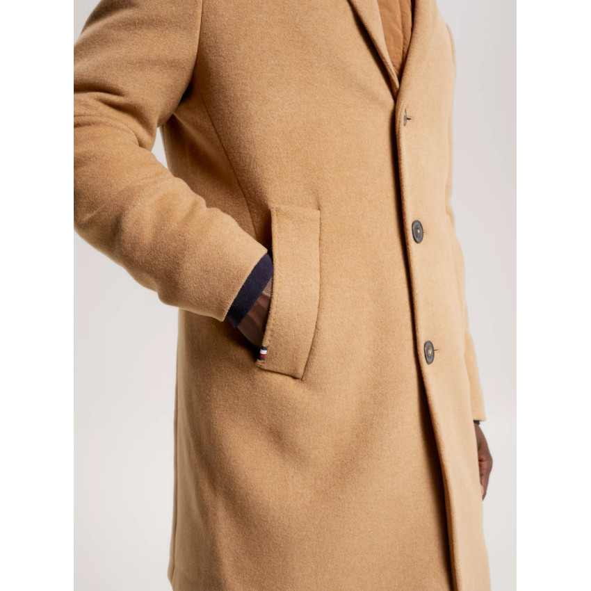 Manteau Homme Tommy Hilfiger WOOL Beige Cloane Vannes MW0MW32963