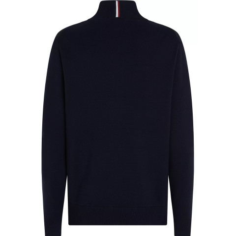 Pull Zippé Homme TOMMY HILFIGER  MILANO Bleu Marine Cloane Vannes MW0MW33515 DW5