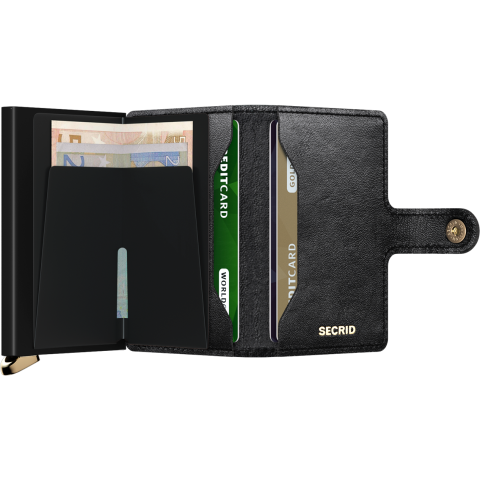 Porte-Cartes Secrid Miniwallet PREMIUM EMBOSS DIAMOND Noir Cloane Vannes