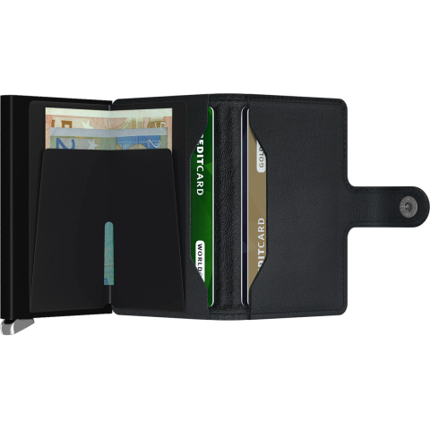 Porte-Cartes Secrid Miniwallet PREMIUM EMBOSS LINES Noir Cloane Vannes