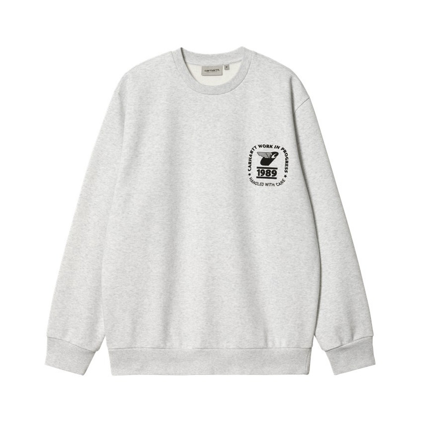Sweat Homme Carhartt Wip STAMP STATE Gris Cloane Vannes I032445