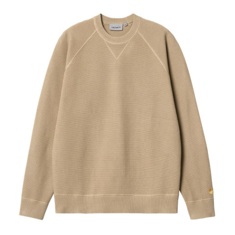 Pull Homme Carhartt Wip CHASE Cloane Vannes Sable I028581