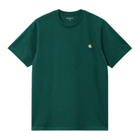 T-Shirt Homme Carhartt Wip CHASE Vert Cloane Vannes I026391