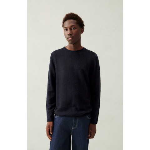 Pull Homme American Vintage DUCKSBAY Bleu Marine Cloane Vannes MDUC18A