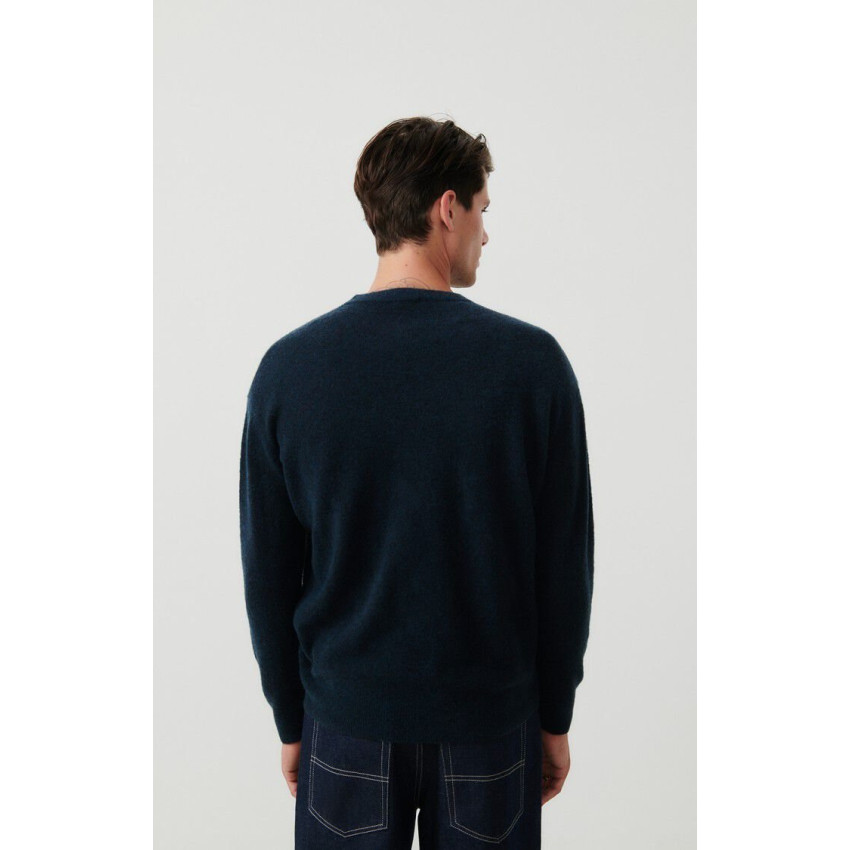 Pull Homme American Vintage RAZPARK Bleu Marine Cloane Vannes MRAZ18A