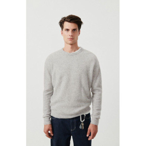 Pull Homme American Vintage RAZPARK Gris Cloane Vannes MRAZ18A