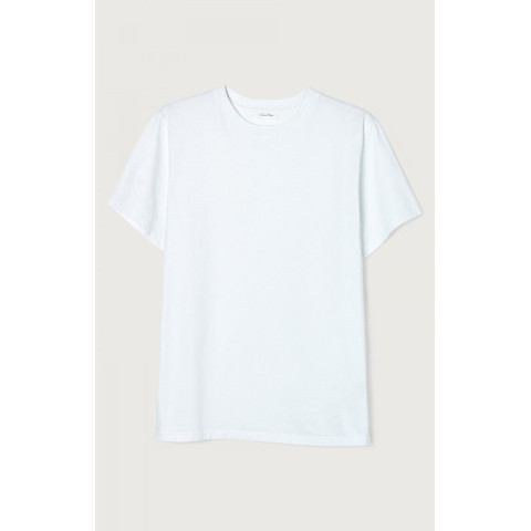T-Shirt Homme American Vintage FIZVALLEY Blanc Cloane Vannes MFIZ25B