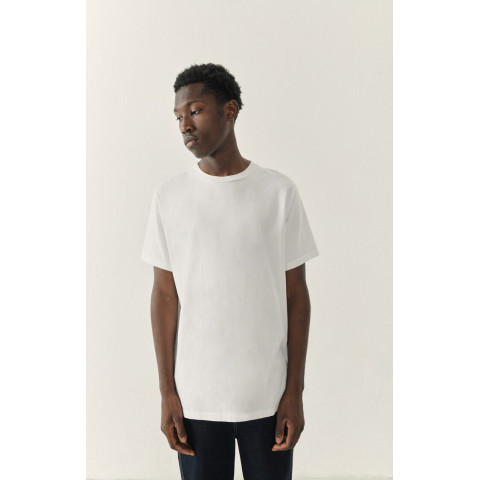 T-Shirt Homme American Vintage FIZVALLEY Blanc Cloane Vannes MFIZ25B