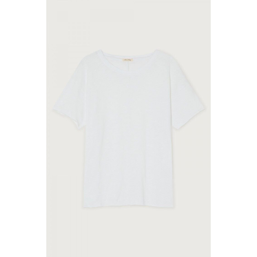 T-Shirt Femme American Vintage SONOMA Blanc Cloane Vannes SONO02FG