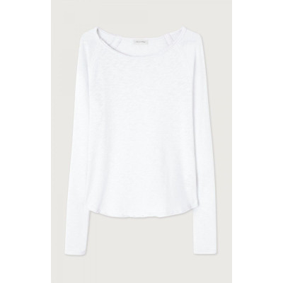 T-Shirt Manches Longues American Vintage Femme SONOMA Blanc Cloane Vannes SON31G