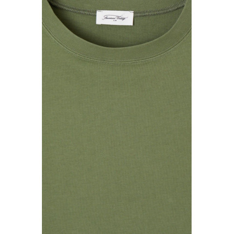 T-Shirt Femme American Vintage FIZVALLEY Kaki Cloane Vannes  FIZ02A