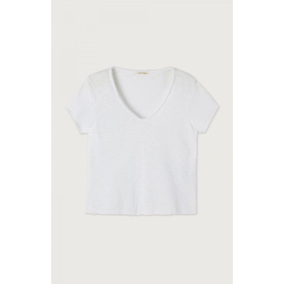 T-Shirt Femme American Vintage SONOMA Blanc Cloane Vannes SON02AG