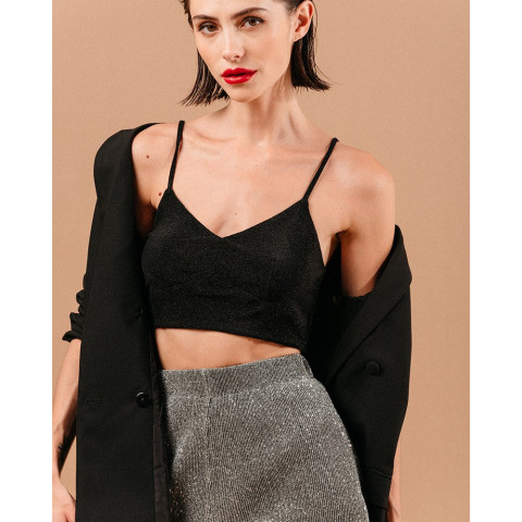 Top Femme Grace & Mila LOLITA Noir Cloane Vannes 22240