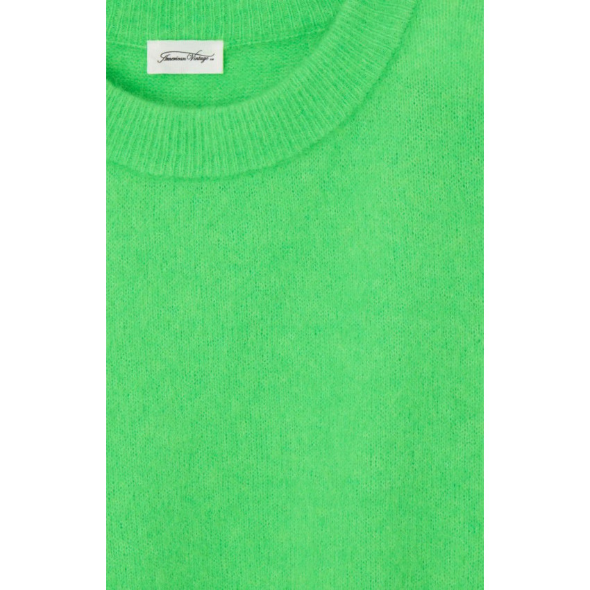 Pull Femme American Vintage VITOW Vert Cloane Vannes VITO18E