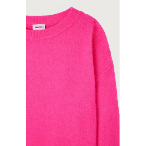 Pull Femme American Vintage VITOW Fuchsia Cloane Vannes VITO18E