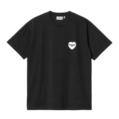 T-Shirt Homme Carhartt Wip HEART BANDANA Noir Cloane Vannes I033116