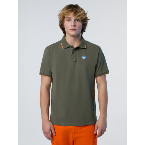 Polo Homme North Sails COLLAR Kaki Cloane Vannes 692452