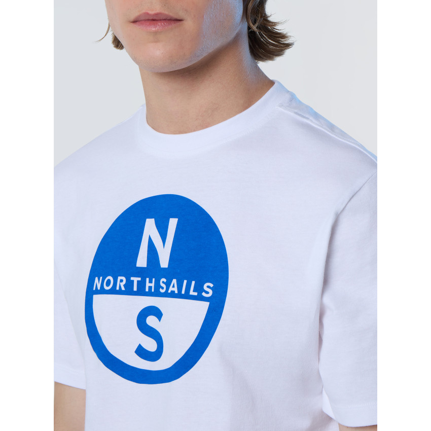 T-Shirt Homme North Sails BASIC Blanc Cloane Vannes 692972