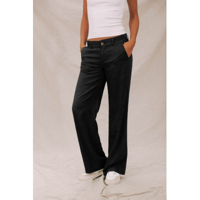 Pantalon Femme Freeman T Porter AGATHA PLAIN Noir Cloane Vannes 00025597