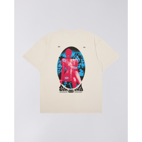 T-Shirt Homme Edwin PINKU EIGA Crème Cloane Vannes I033489 WH